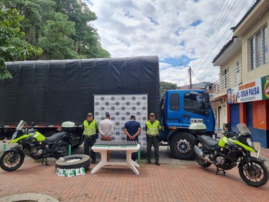 Incautados 322 frascos de ketamina, camuflados en las llantas de un camión