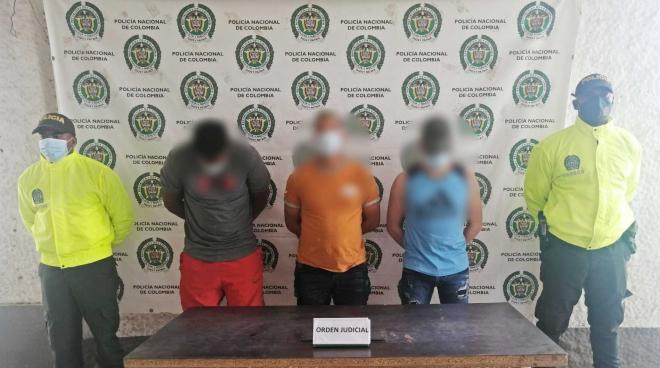 Capturados mediante orden judicial 