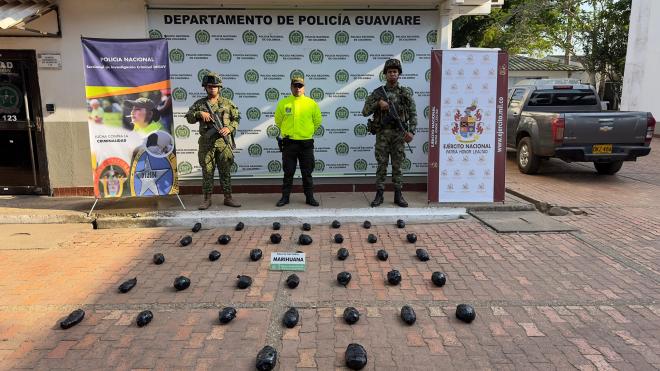 Hallamos más de 7.400 gramos de marihuana en un costal