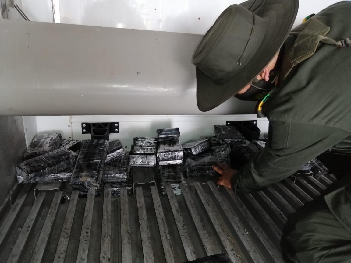 En un contenedor de frutas hallamos 60 kilos de clorhidrato de cocaína en Santa Marta 