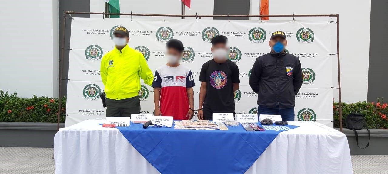 Las dos personas estarían dedicados a esta actividad Criminal en el municipio de Carepa  