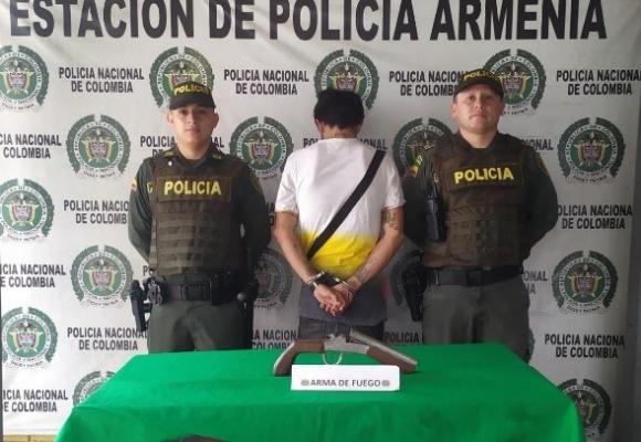 Fue sorprendido por el cuadrante cuando realizaba patrullaje