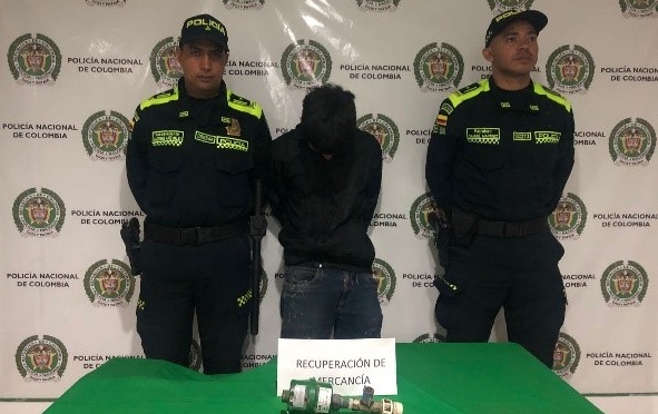 Capturado por hurtar un contador de agua 