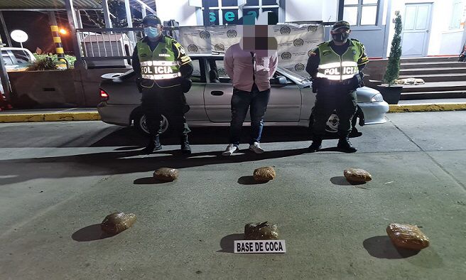 Capturado un hombre con 12 kilos de base de coca en vías nacionales