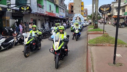 Con emotiva procesión y eucaristía, Policía de Tránsito rinde homenaje a la virgen del Carmen