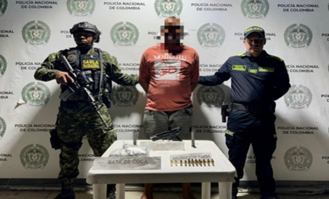 Capturado alias “Deivi”, presunto integrante del Clan del Golfo en Santa Marta