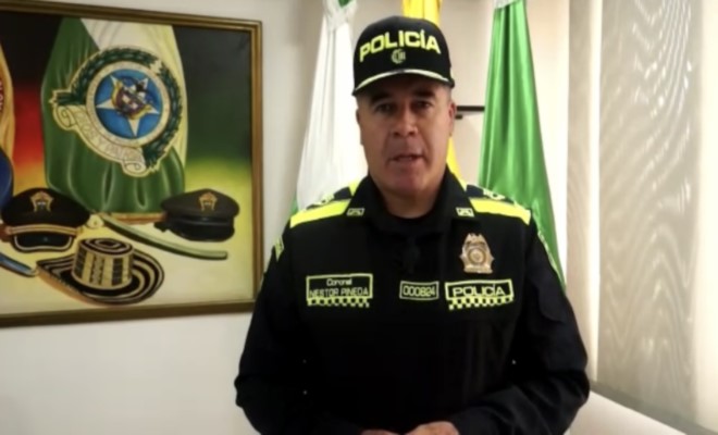 Comandante departamento de Policía Sucre 