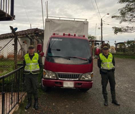 Incautación de un vehículo en la variante la romelia pollo 