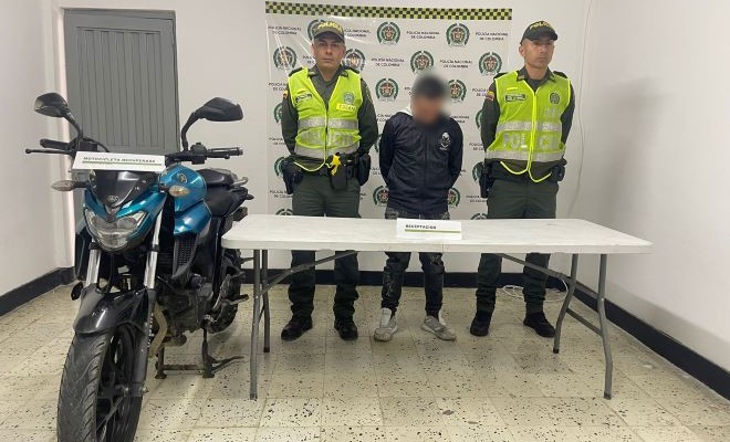 En zonas rurales del área metropolitana de Pereira se realizan controles permanentes en pro de la recuperación de motocicletas 