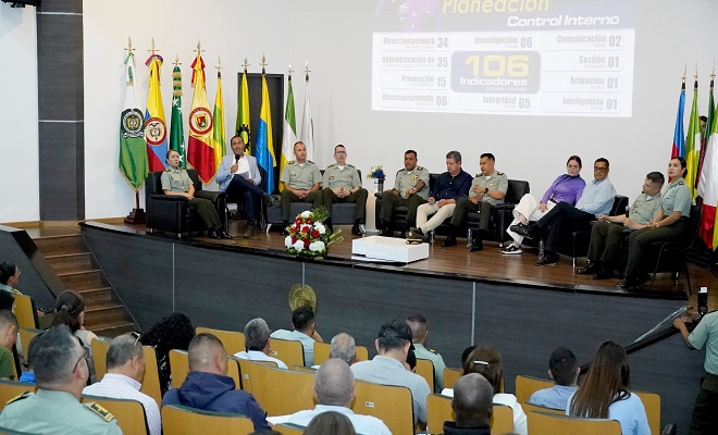 Comandante Metropolitana de Pereira expone en rendición de cuentas vigencia 2025