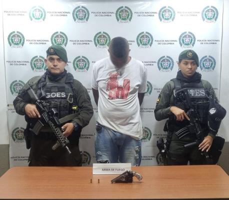 Capturado un ciudadano por porte ilegal de armas de fuego en el municipio de la Virginia 