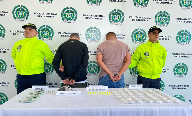 En el barrio Galán son capturados dos presuntos actores criminales de la capital risaraldense 