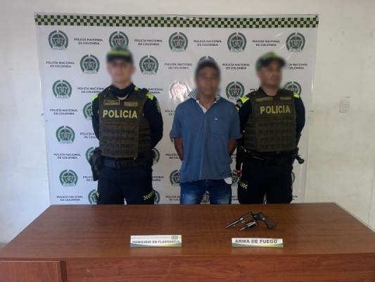 La rápida reacción policial y la oportuna información ciudadana fue posible la captura del agresor.