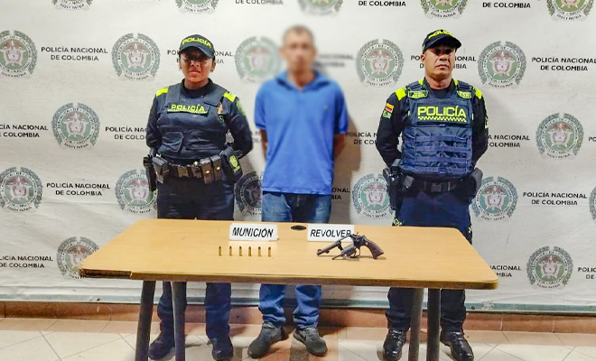 En el barrio los Conquistadores es capturado un presunto actor criminal