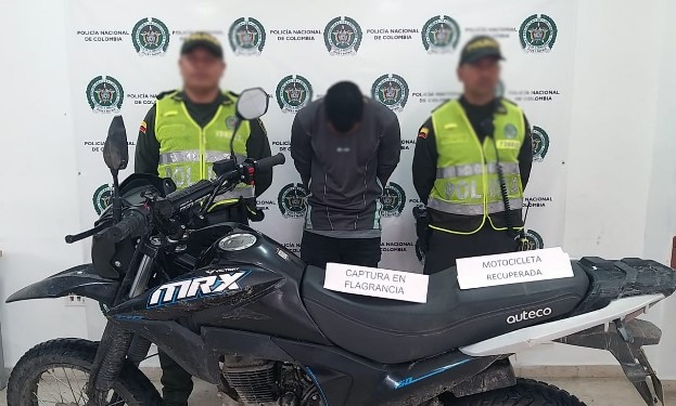 Capturado un individuo e incautada motocicleta