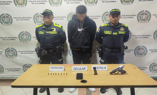 El hoy capturado sería un presunto actor criminal de la comuna Cuba ubicada en la ciudad de Pereira