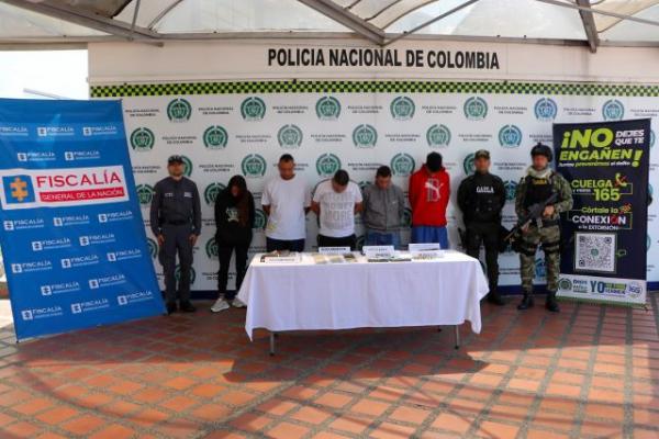 Fueron capturados cinco personas y se materializa la extinción de dominio de un predio