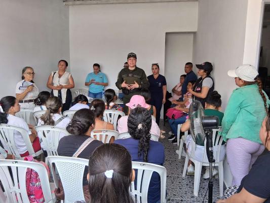 Polic&iacute;a realiza Socializaci&oacute;n de la ruta de atenci&oacute;n para l&iacute;deres sociales y defensores de Derechos Humanos