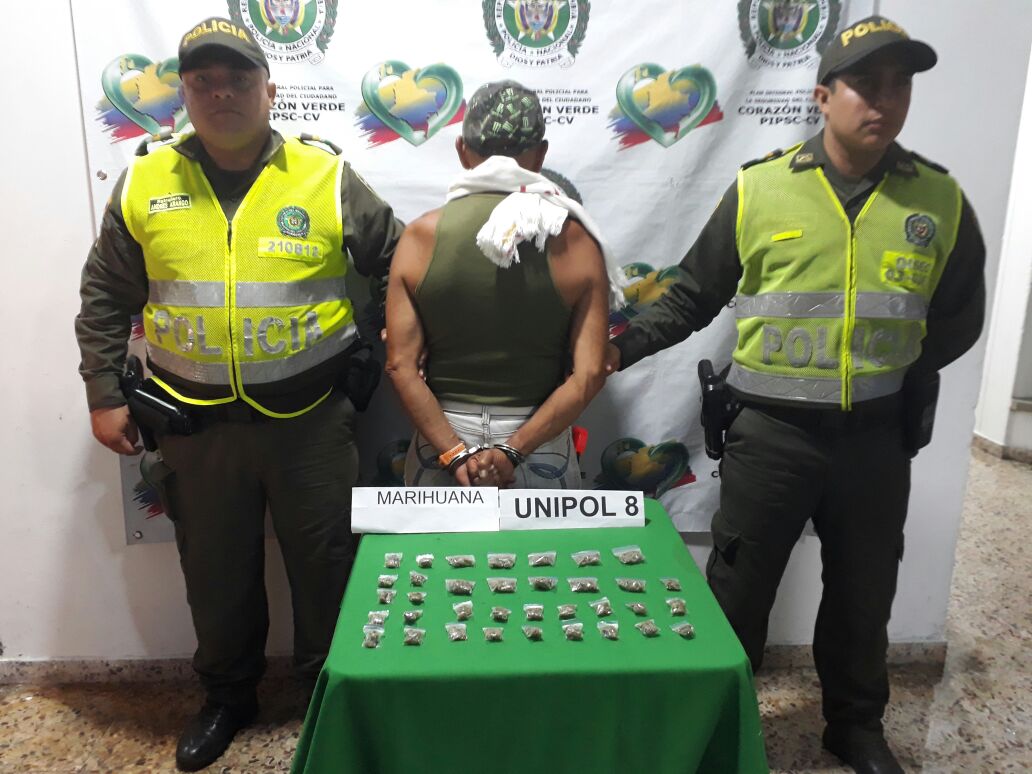 Esta persona pretendía distribuir una gran cantidad de marihuana.