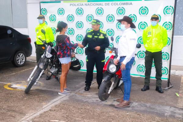 Policía Nacional Logra la recuperación de  dos motocicletas hurtadas