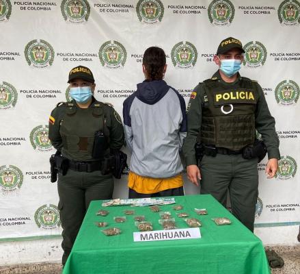 Capturado por porte de estupefacientes