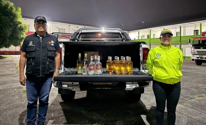 Operativos en Ibagué dieron como resultado la incautación de licor adulterado