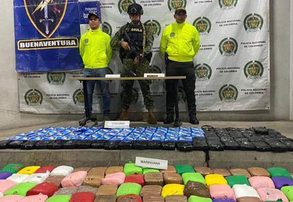 incautación de cocaína y marihuana