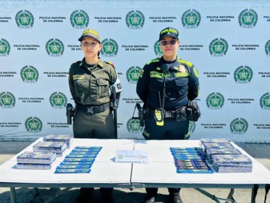 incautación de material pirotécnico