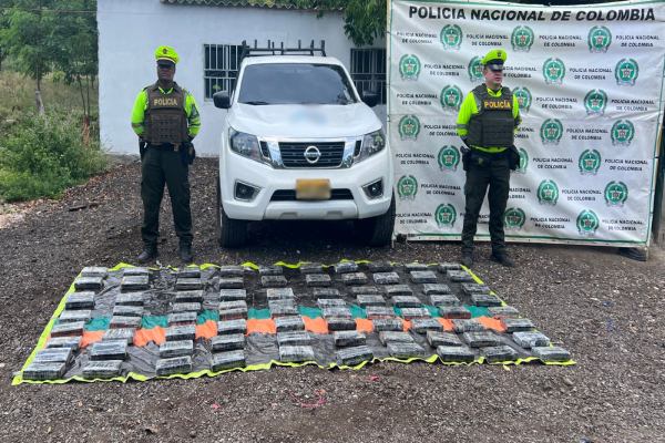 La Policía Nacional sigue afectando las estructuras criminales dedicadas al narcotráfico en La Guajira