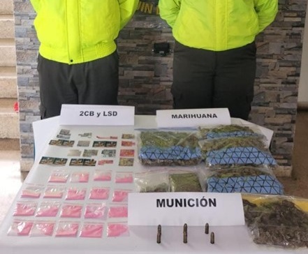 El estupefaciente fue dejado a disposición.