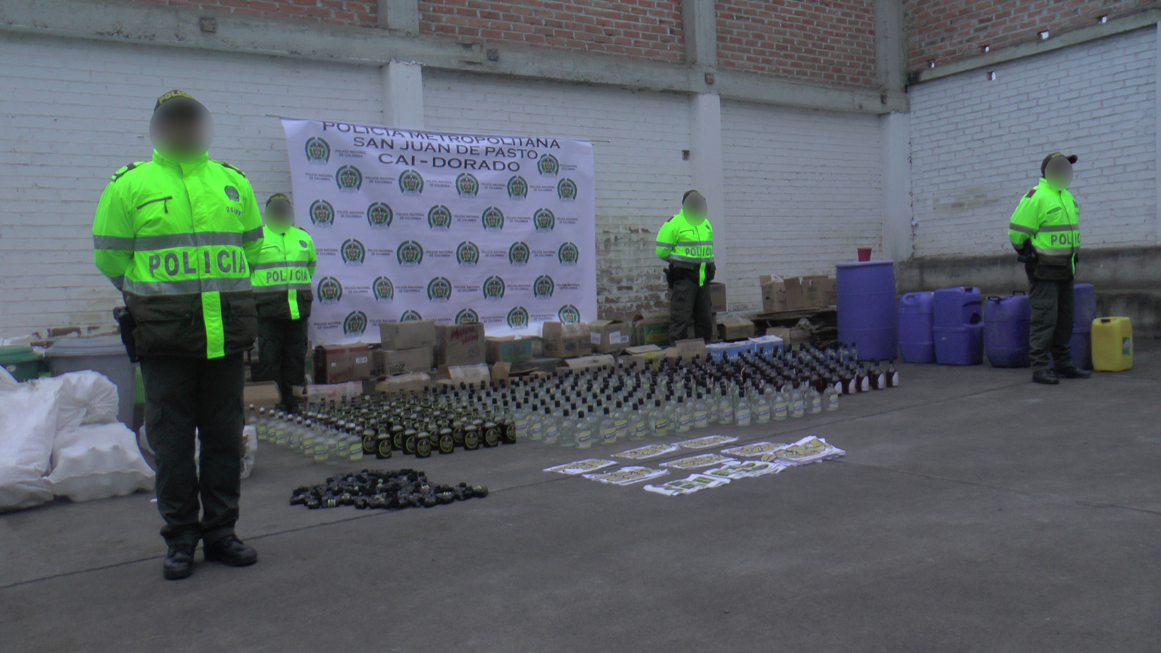 Se saca del mercado licor que sería distribuido y comercializado en Pasto 