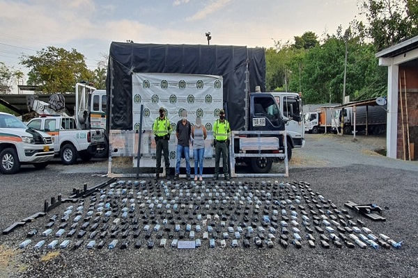 159 kilogramos de marihuana incautada 