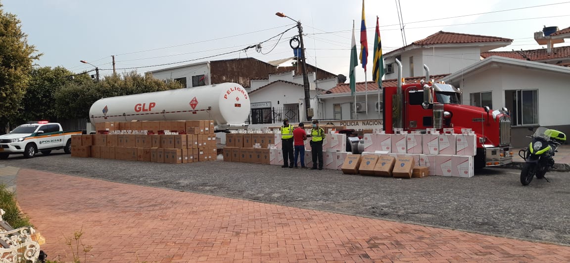 Incautación de 260.000 cajetillas de cigarrillos de contrabando