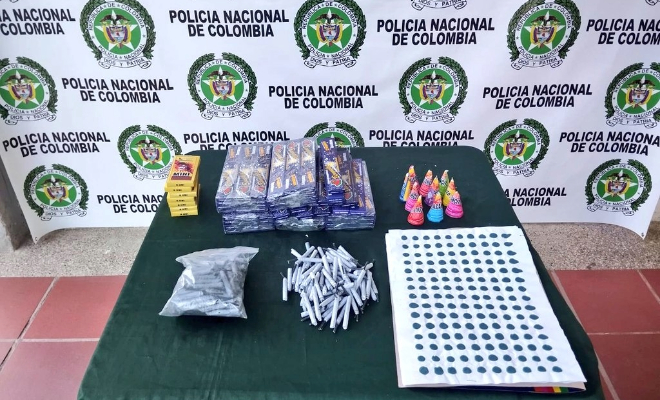 Incautación de pólvora