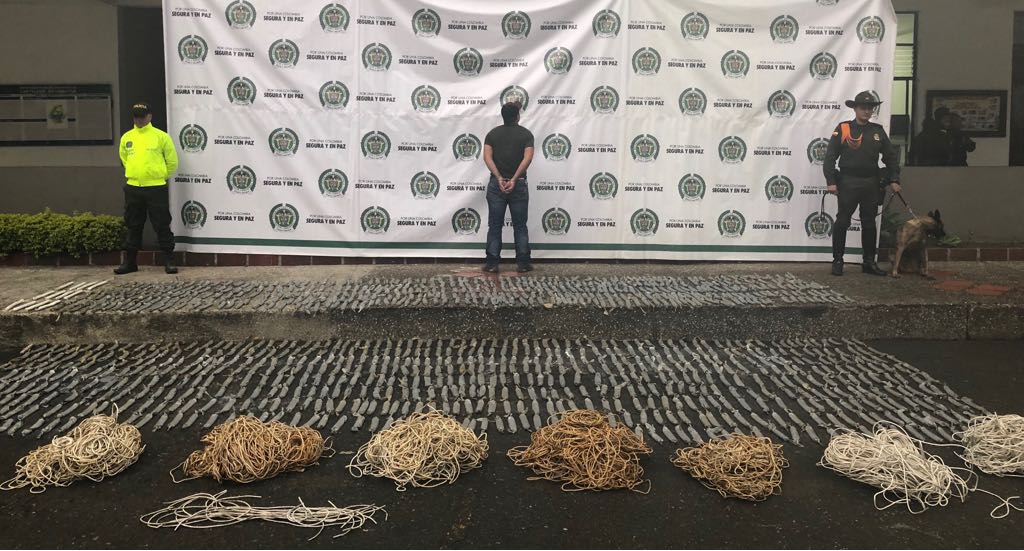 Incautadas 1.170 barras de explosivos y 2.000 metros de mecha que iban a ser utilizadas en minería ilegal