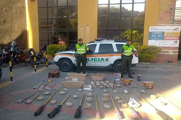 Continúan controles a la pólvora en el Valle de Aburrá