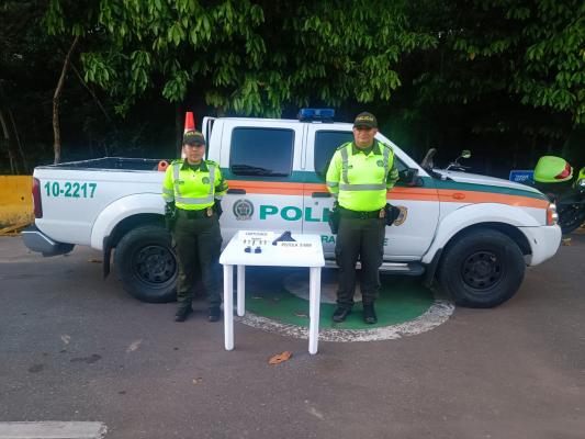 Incautada un arma traumática en vía nacional 