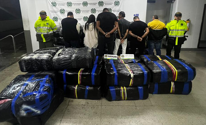 Incautados 1300 kilos de marihuana 