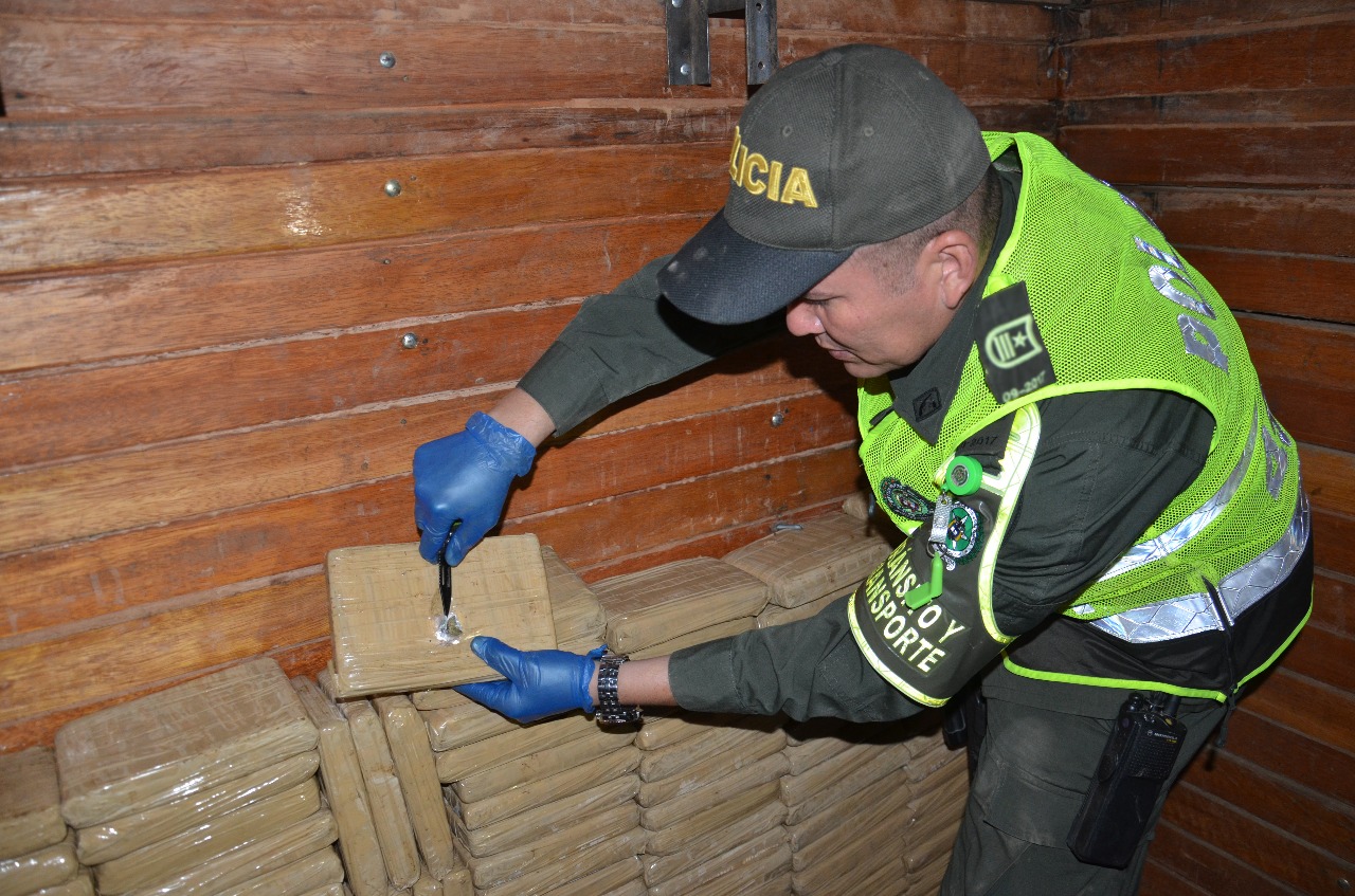 219 paquetes de marihuana incautados por la Policía en Putumayo