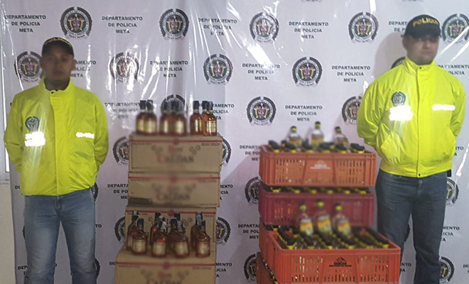 La Policía Nacional-impide-la-comercialización-de-licor fraudulento-en-el-festival de verano