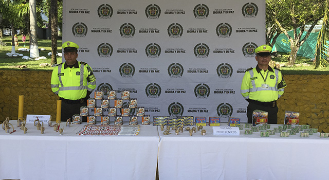 Más-de-dos toneladas-de-pólvora-incautó-la Policía Nacional-en-el-departamento-del-Meta