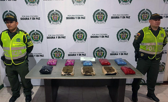 En-el Meta-la Policía Nacional-saca-de-las calles-más-de-20 mil-dosis-personales-de-marihuana