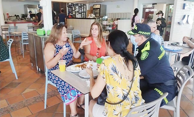 En la intervención que se realiza en la ciudad, venimos brindando acompañamientos a restaurantes y sector comercial de la ciudad