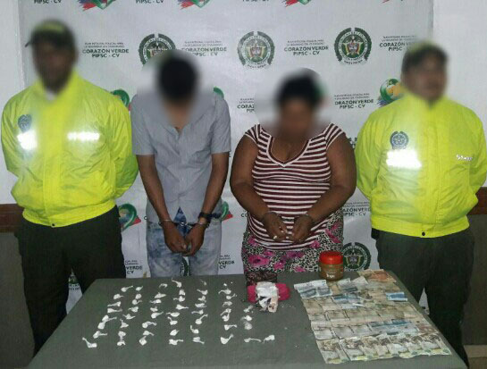 Mediante allanamientos fueron capturados una pareja de esposos expendedores de alucinogenos