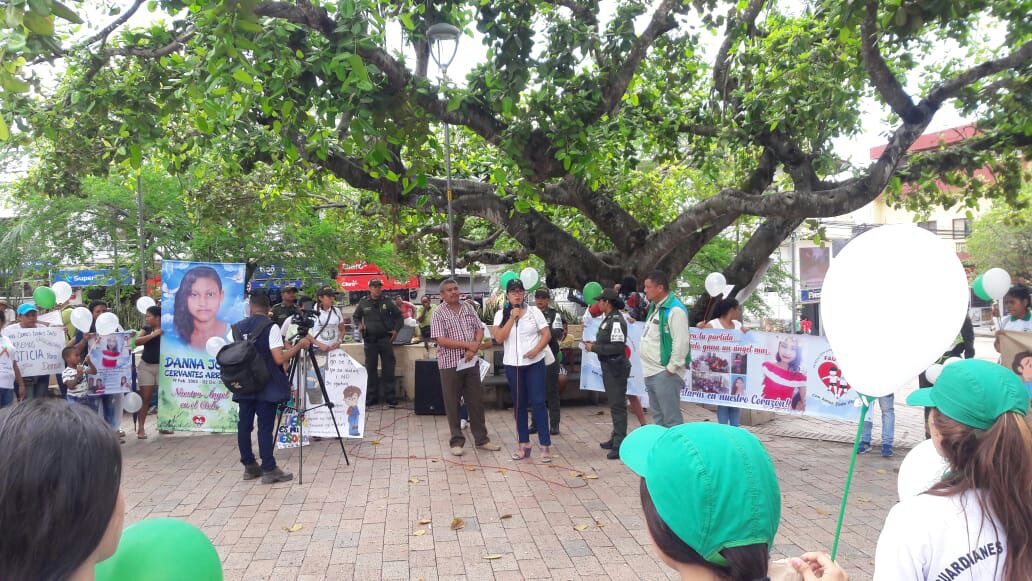 Minuto de silencio parque zantander 