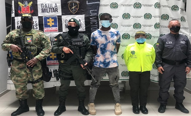 Capturamos a ‘grande’ presunto sicario al servicio de grupo delincuencial en Quibdó