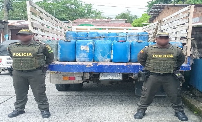 Incautados 1.191 galones de combustible en Unión Panamericana