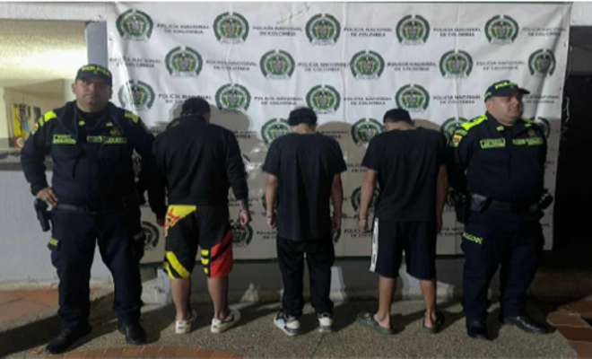 Capturadas 3 personas en flagrancia, mientras robaban una vivienda en La Vega, Cundinamarca