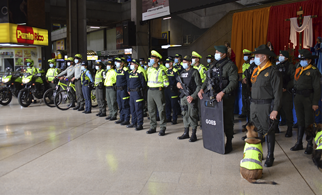 Dispositivo de seguridad para semana mayor en el Valle de Aburrá