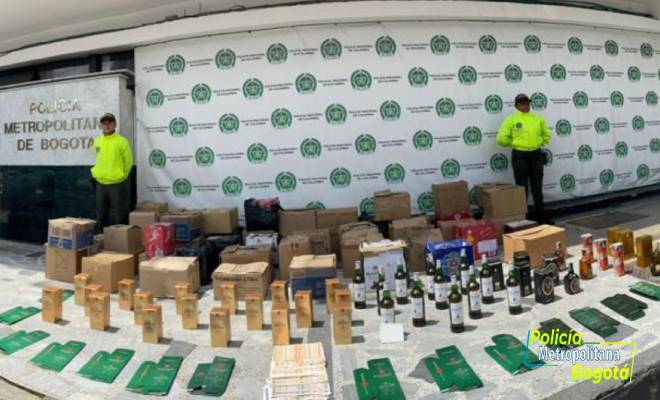 Licor adulterado incautado 